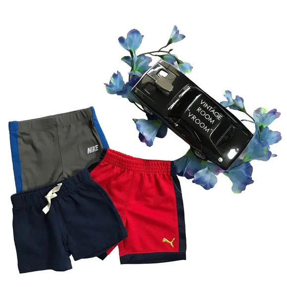 Nike, Puma, and Carter's NWOT Assorted Bottom Bundle Boys 3-9M - Picture 1 of 13